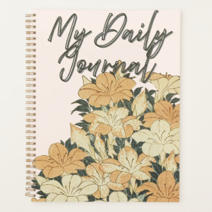 "Mon Journal Quotidien" Floral & Botanique Vinta