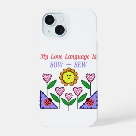 Mon langage d'amour est semer - coudre (Verso)