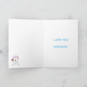 Mon Lapin Chéri Je T'Aime Carte (Intérieur)