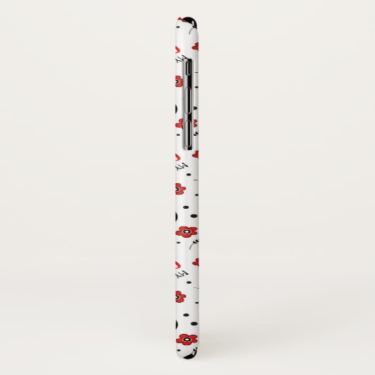 Mon lil Lady - Mate à peine iPhone X Coque (Dos/Gauche)