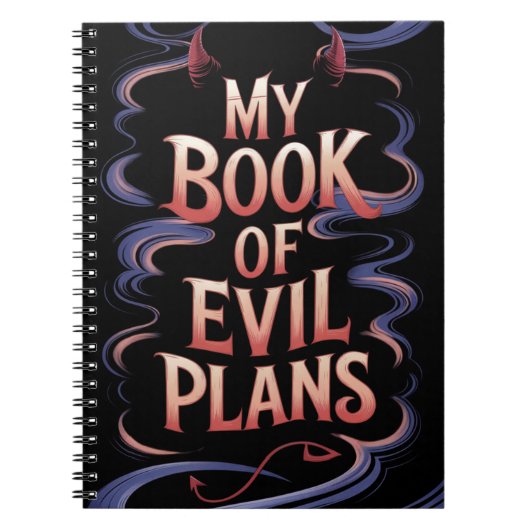 Mon livre de plans mal Carnet (Devant)