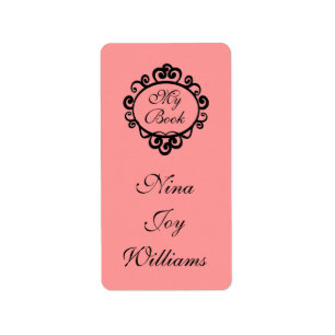 Mon livre Sticker Plaque Personnalisée Cadeau