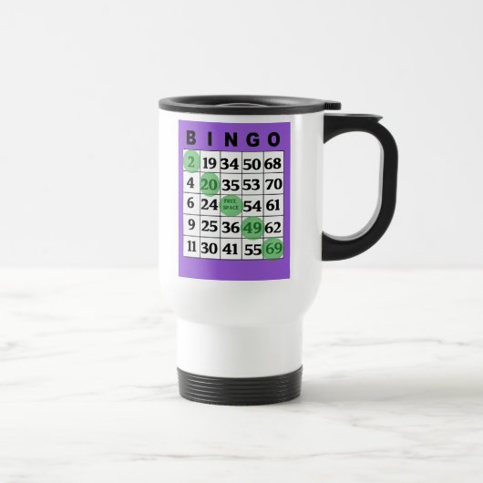 Mon Lucky BINGO Café Mug (Droite)