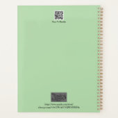 Mon Lucky Planner Green Shamrock 2025 (Dos)