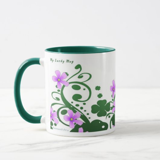 Mon Lucky Shamrock Mug (Gauche)