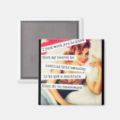 Mon Magnet Vintage secret (Recto/Verso)