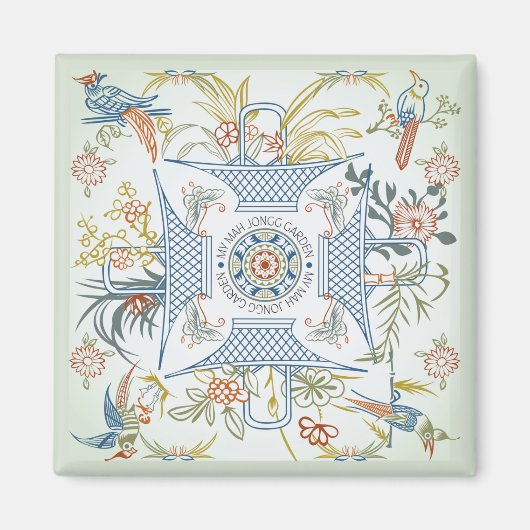 Mon Mah Jongg Garden Magnet (Devant)