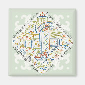 Mon Mah Jongg Garden Magnet (Devant)