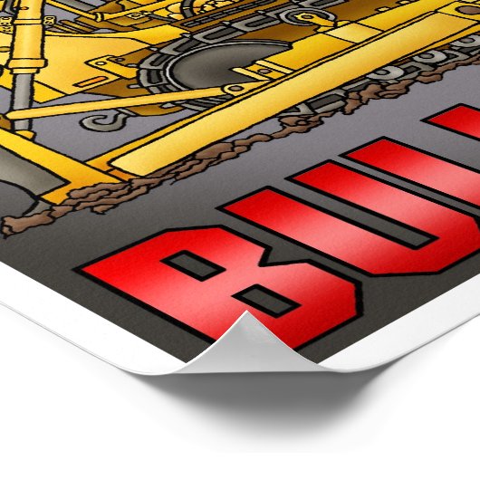 Mon Maman Conduit Une Affiche De Dozer En Bulldoze (Coin)