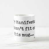 Mon manifeste n'adapte pas la tasse (Centre)