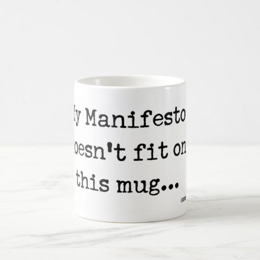 Mon manifeste n'adapte pas la tasse (Centre)
