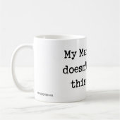 Mon manifeste n'adapte pas la tasse (Gauche)