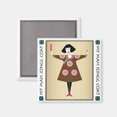 Mon manteau Mah Jongg 01 : Aimant (Recto/Verso)