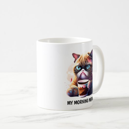 Mon matin, Moyenne Mug (Devant droit)