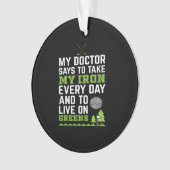 Mon médecin dit de prendre mon fer tous les jours (devant)