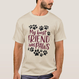 Mon Meilleur Ami A Des Pattes T-Shirt Pour Hommes