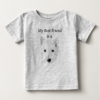 mon meilleur ami est un t-shirt bébé westie