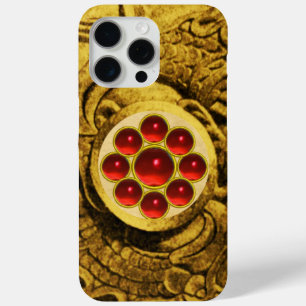 MON MET RODE GEMSTONS Gold Griffins iPhone 15 Pro Max Hoesje
