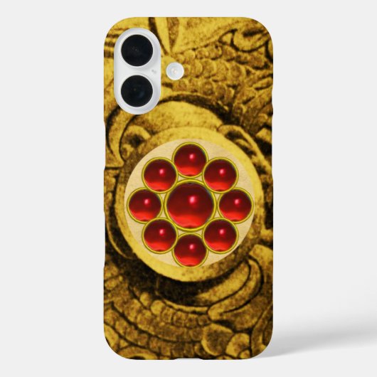 MON MET RODE GEMSTONS Gold Griffins Case-Mate iPhone Case (Achterkant)