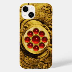 MON MET RODE GEMSTONS Gold Griffins Case-Mate iPhone 14 Hoesje