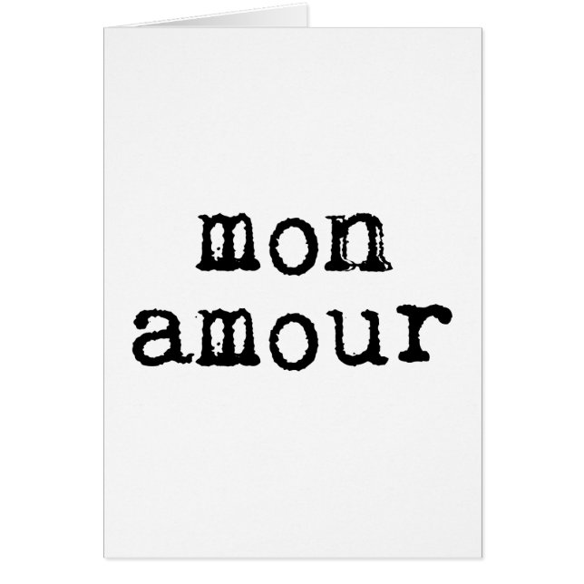 Mon Mon Amour (Voorkant)