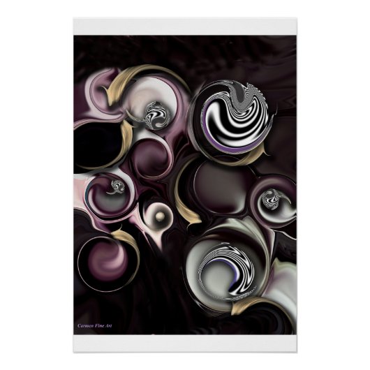 "Mon Morphysm sensible" Affiche brillante (Devant)