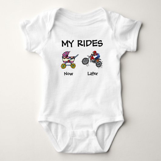 Mon Motocross Bébé Body (Devant)