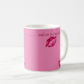 Mon mug à café aux lèvres succulentes (Devant droit)
