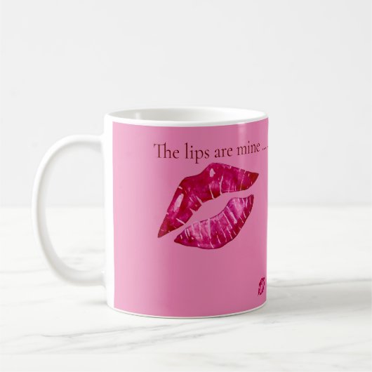 Mon mug à café aux lèvres succulentes (Gauche)