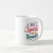 Mon Mug Éclat a des Limites Auto-Soin (Devant droit)