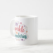 Mon Mug Éclat a des Limites Auto-Soin (Devant gauche)