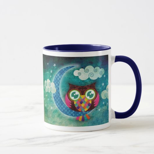 Mon Mug Lune Croissante Chouette (Droite)