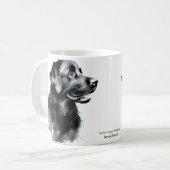 Mon mug moderne Labrador Retriever (Devant gauche)