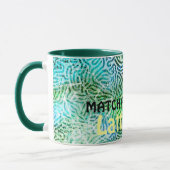 Mon mug vert préféré pour le latte de matcha (Gauche)