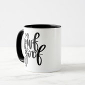 Mon Newf est une bévue - tasse de chien de (Devant gauche)