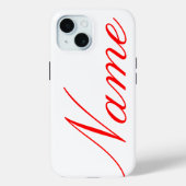 mon nom - beau coque iphone (Verso)