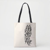 "Mon nom est sac fourre-tout à optimums" (Devant)