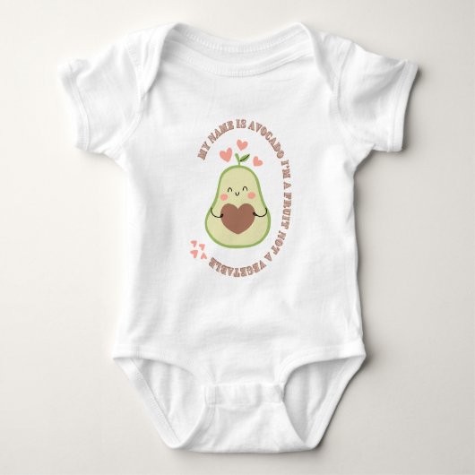 Mon nom est Sweat - shirt à capuche Avocado (Devant)