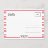 MON NOM Faire-part de naissance moderne (Dos)