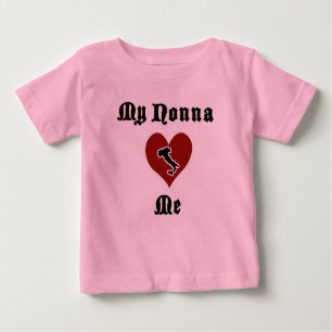 Mon Nonna m'aime T-shirt d'enfant en bas âge
