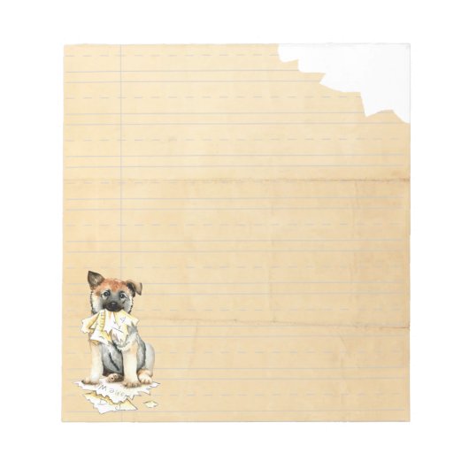 Mon Norvégien Elkhound a mangé mon Bloc-notes (Devant)