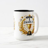 Mon numéro un Mug de café de la famille (Devant droit)
