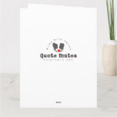 Mon objectif drôle Carte de vœux rétro (Dos)