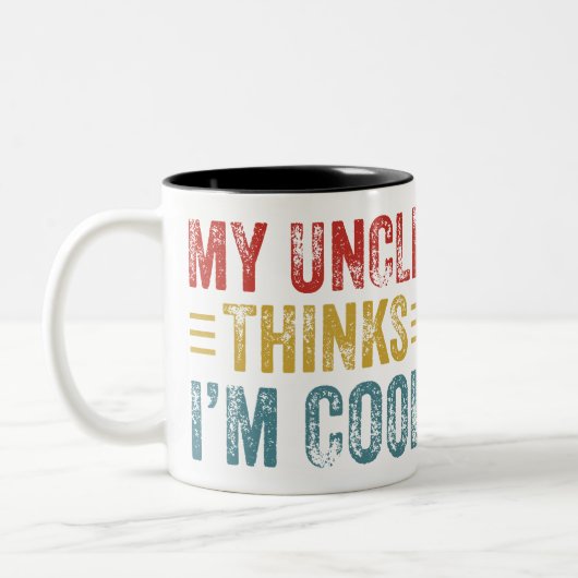 Mon oncle pense que je suis Cool Mug de famille (Gauche)