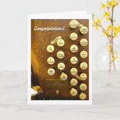 Mon organe idéal carte de félicitations (Fleur jaune)