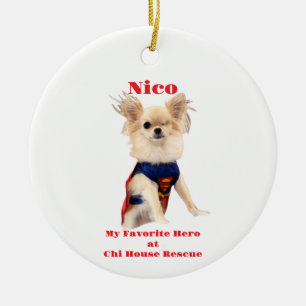 Mon ornement de Noël de héros favori