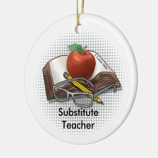 Mon ornement enseignant substitut (Gauche)