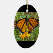 Mon ornement papillon monarque ovale (Droite)