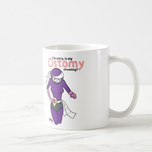 Mon ostomy montre-t-il ? Tasse (Droite)