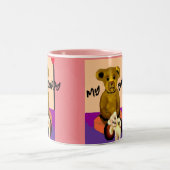 MON ours en peluche BOUDDY Mug (Centre)